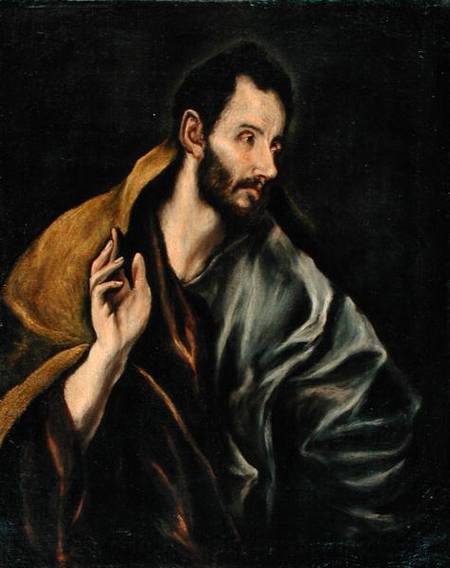 The Apostle Thomas von (eigentl. Dominikos Theotokopulos) Greco, El