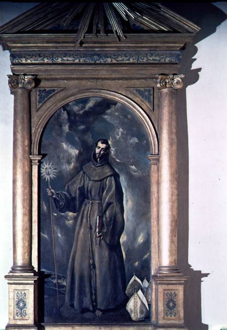 St. Bernardino of Siena von (eigentl. Dominikos Theotokopulos) Greco, El