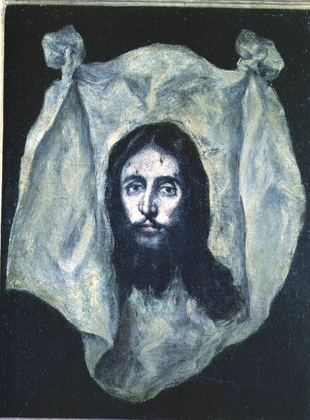 Face of the Christ von (eigentl. Dominikos Theotokopulos) Greco, El