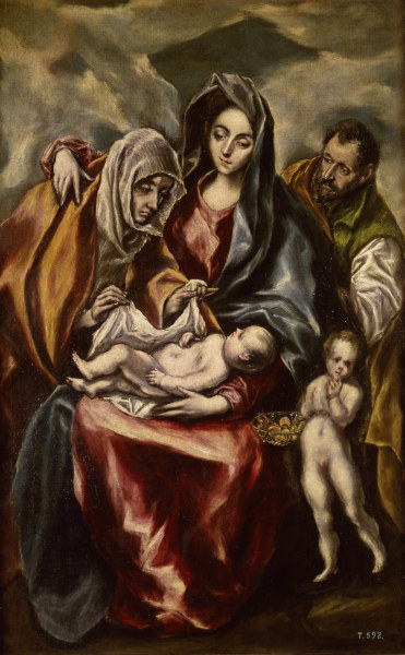 Heilige Familie von (eigentl. Dominikos Theotokopulos) Greco, El