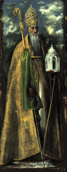 Hl.Augustinus von (eigentl. Dominikos Theotokopulos) Greco, El