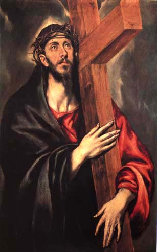Kreuztragender Christus von (eigentl. Dominikos Theotokopulos) Greco, El