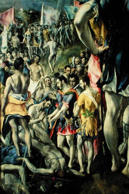The Martyrdom of St. Maurice von (eigentl. Dominikos Theotokopulos) Greco, El