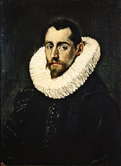 Portrait of a young knight von (eigentl. Dominikos Theotokopulos) Greco, El