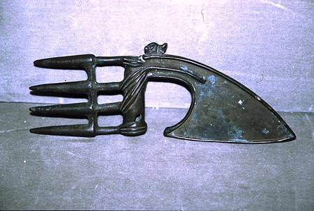 Axe blade with four spikes, from Lorestan, Iran von Elamite