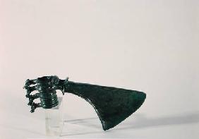 Axe head with animal heads, from Lorestan, Iran late 2nd o
