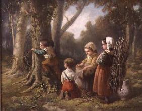 Gathering Firewood 1855