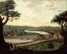Die Illerbrücke in Egelsee um 1825