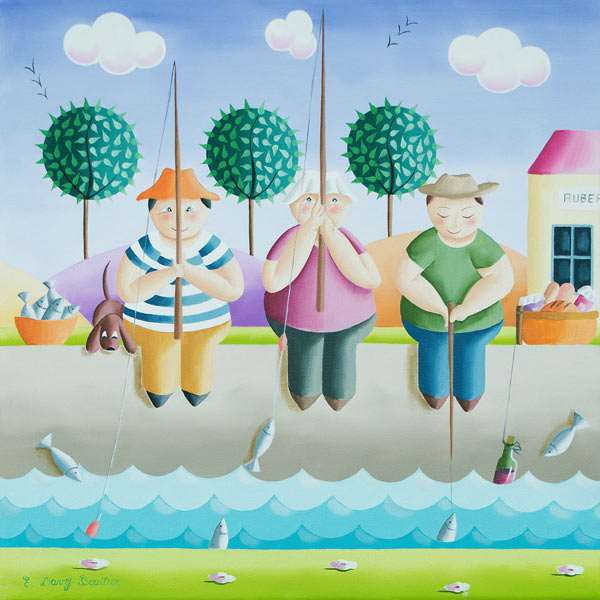 Les trois pêcheurs von Elisabeth Davy-Bouttier