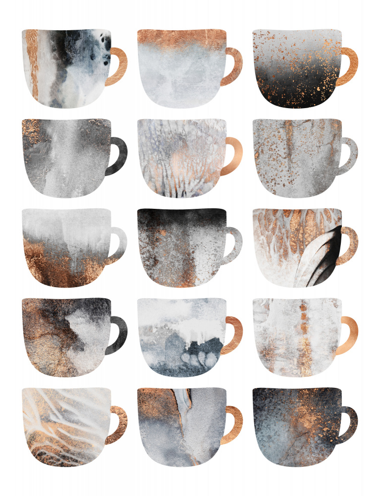 Verträumte Kaffeetassen von Elisabeth Fredriksson