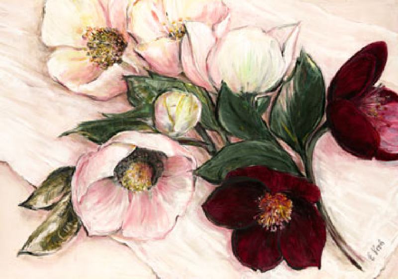 Elegant Anemones von Elisabeth Krobs