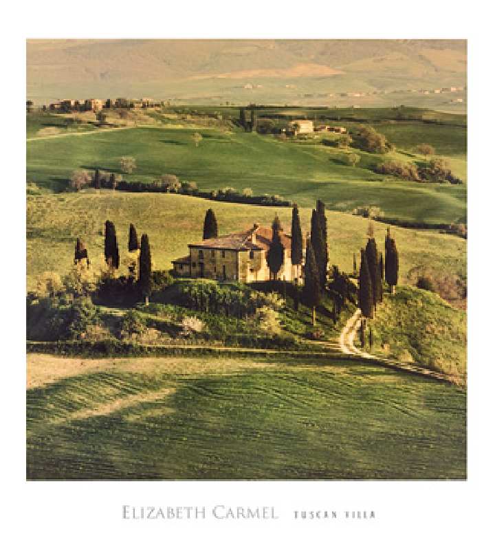 Tuscan Villa von Elizabet Carmel