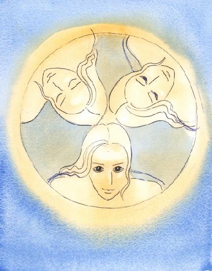 By this image, the Lord has provided a reminder that the Three Divine Persons are One God - Holy and 2003