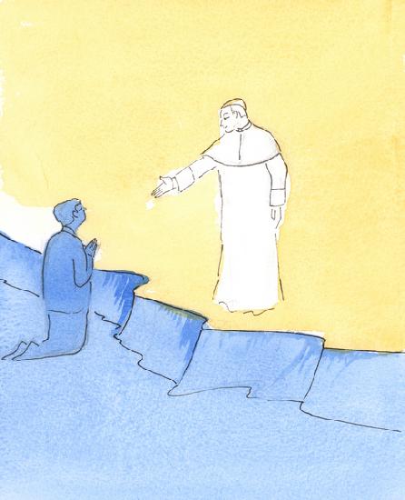 Pope John Paul stands in heaven, stretching out his hand in greeting, as we ask for his help 2006