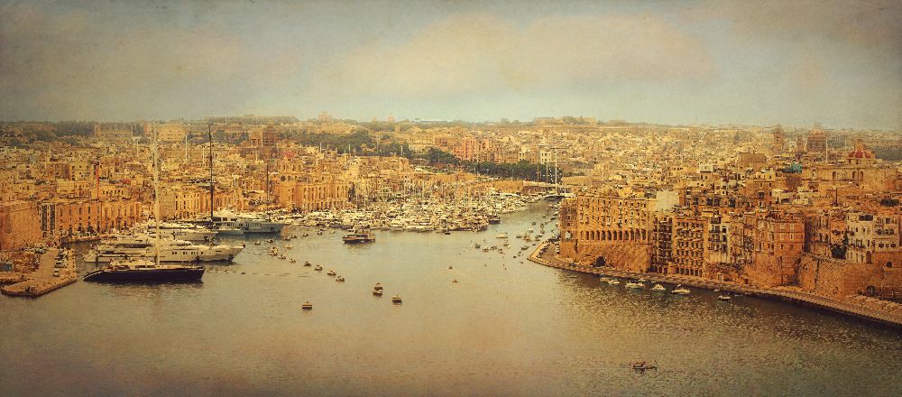 Ansicht von oberem Barakka Valletta, Malta von Ellen Van Deelen