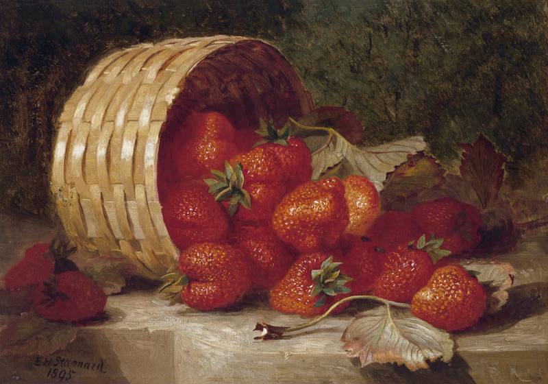 Erdbeeren in einem Korb von Eloise Harriet Stannard