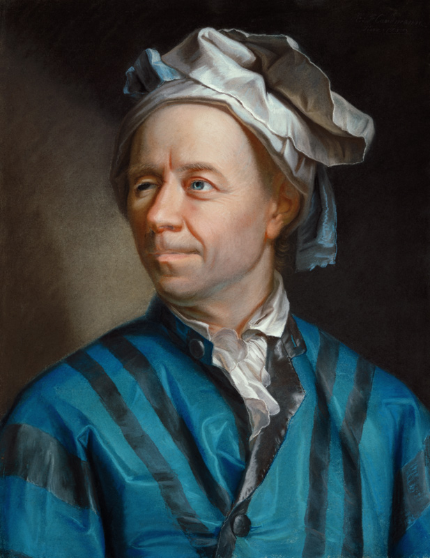 Bildnis des Mathematikers Leonhard Euler von Emanuel Handmann