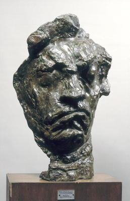 Large Tragic Mask of Ludwig van Beethoven (1770-1827) 1901 (bronze) 19th