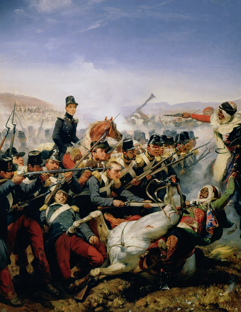The Battle of Somah von Emile Jean Horace Vernet