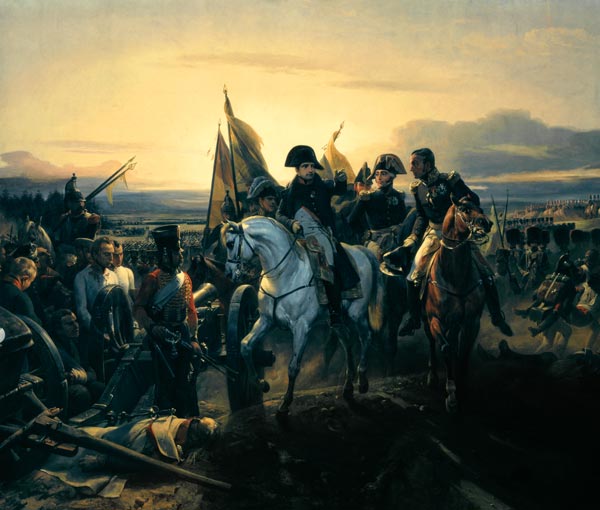 Napoleon on Friedland Battlefield 1807 von Emile Jean Horace Vernet