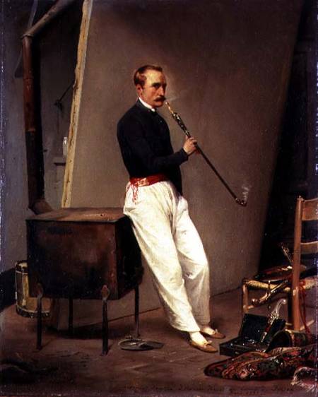Self Portrait von Emile Jean Horace Vernet