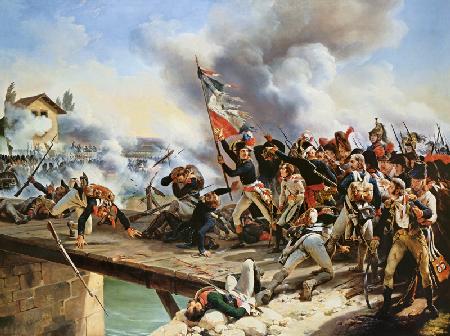 Die Schlacht an der Brücke von Arcole 1826
