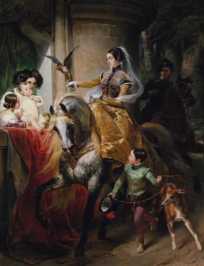 Leonilla Fürstin zu Sayn-Wittgenstein-Sayn zu Pferde 1837