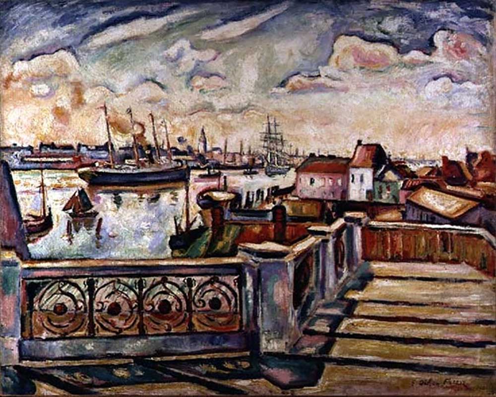 Der Hafen von Antwerpen, 1906 von Achille Emile Othon Friesz