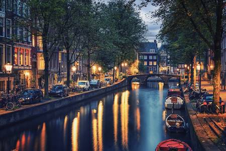 Evening Lights in Amsterdam 2021