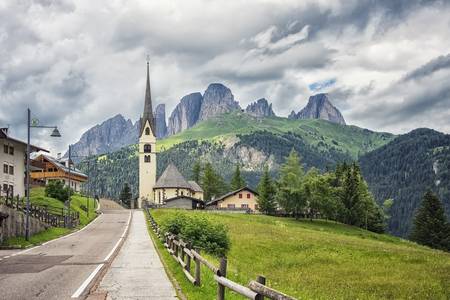 Village in the Dolomites 2020