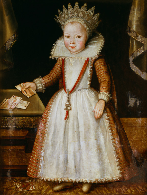 Lady Diana Russell as a Child von English School