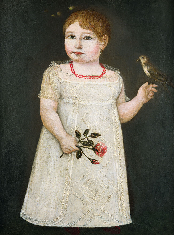 Portrait of a Little Girl von English School