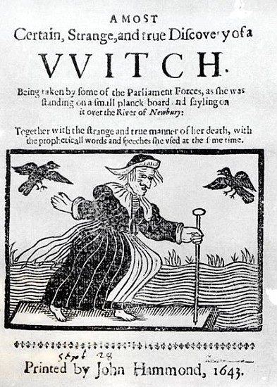 A Most Certain, Strange and True Discovery of a Witch von English School