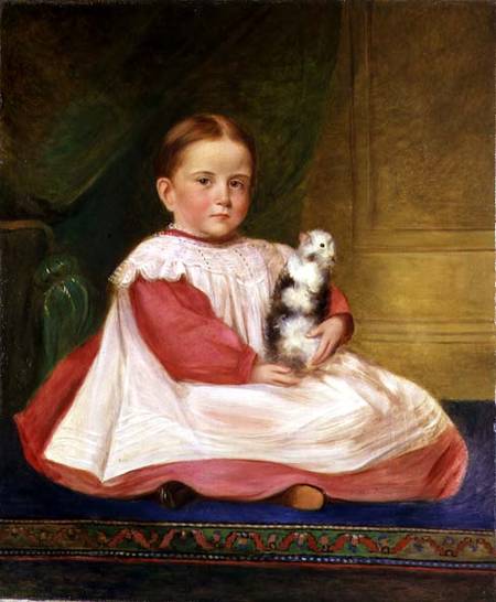 Child with guinea pig von English School