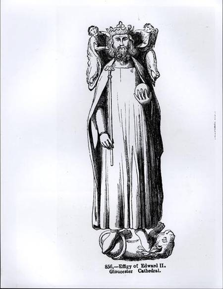 Effigy of Edward II (1284-1327) from Gloucester Cathedral von English School