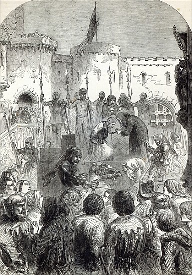 Execution of the Archbishop of York, illustration from ''Cassell''s Illustrated History of England'' von English School