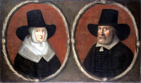 John Tradescant the Elder (1570-c.1638) and his Wife Elizabeth von English School