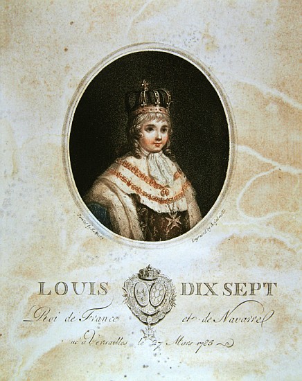Louis XVII, c. 1793 von English School