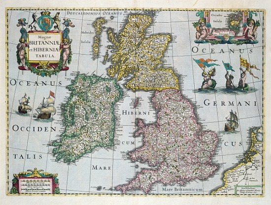 Map of Britain von English School