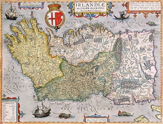 Map of Ireland von English School
