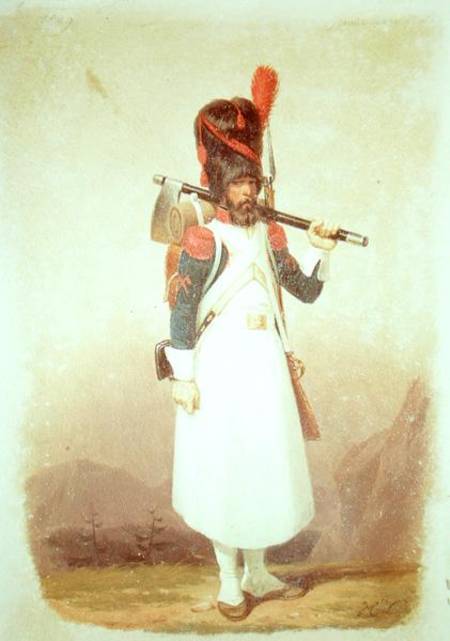 Napoleonic Soldier von English School