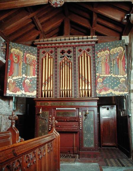 The organ of All Saints Church, Theddingworth von English School