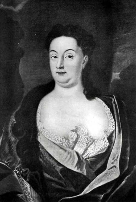 Portrait of Countess Ehrengard Melusina von der Schulenburg von English School