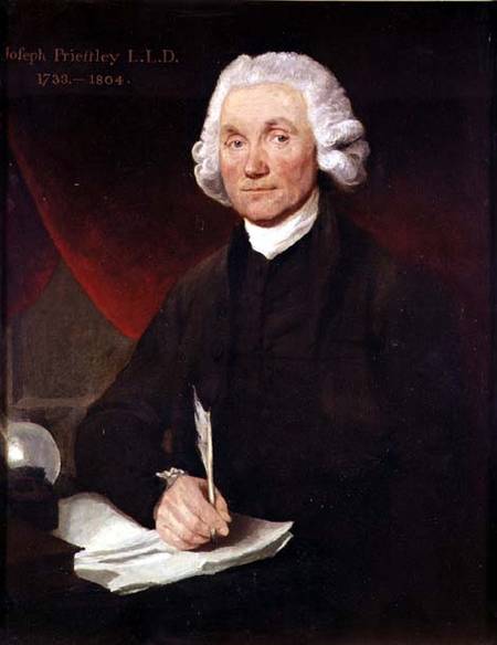 Portrait of Joseph Priestley (1733-1804) von English School