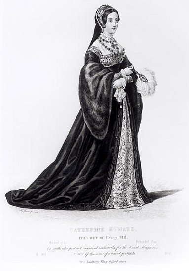 Portrait of Catherine Howard (1520?-42) ; engraved by Hargrave von English School