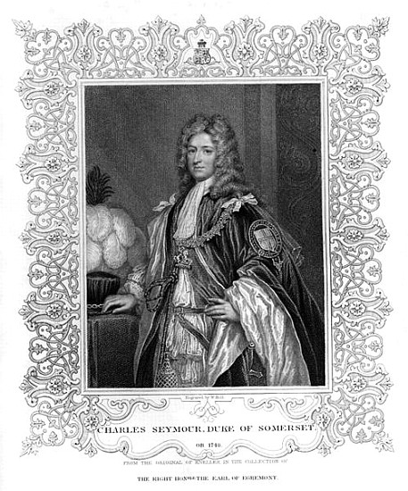 Portrait of Charles Seymour, Duke of Somerset von English School