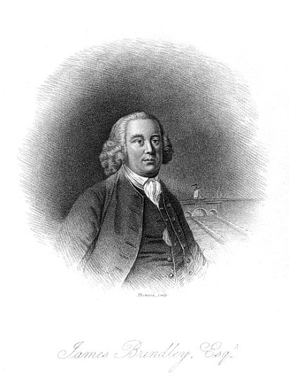 Portrait of James Brindley von English School