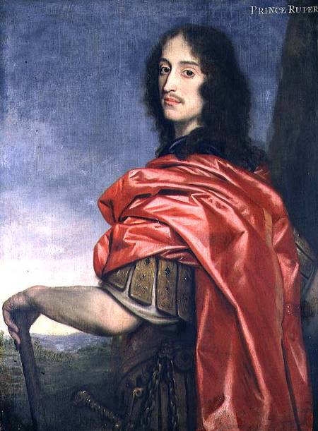 Portrait of Prince Rupert (1619-82) von English School