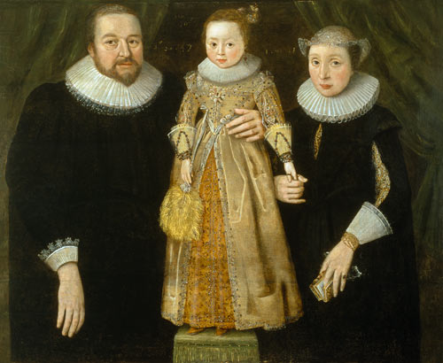 Portrait of a family von English School