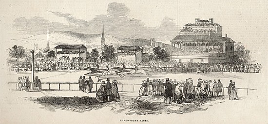 Shrewsbury Races, from ''The Illustrated London News'', 24th May 1845 von English School